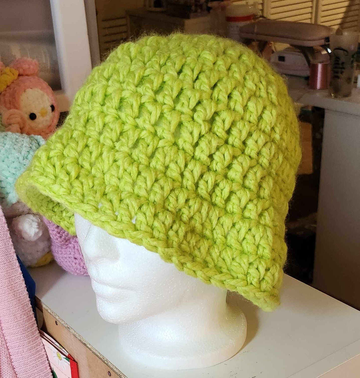 Chunky Yarn Bucket Hat