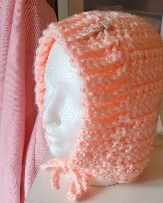 Pink Bonnet with Bow