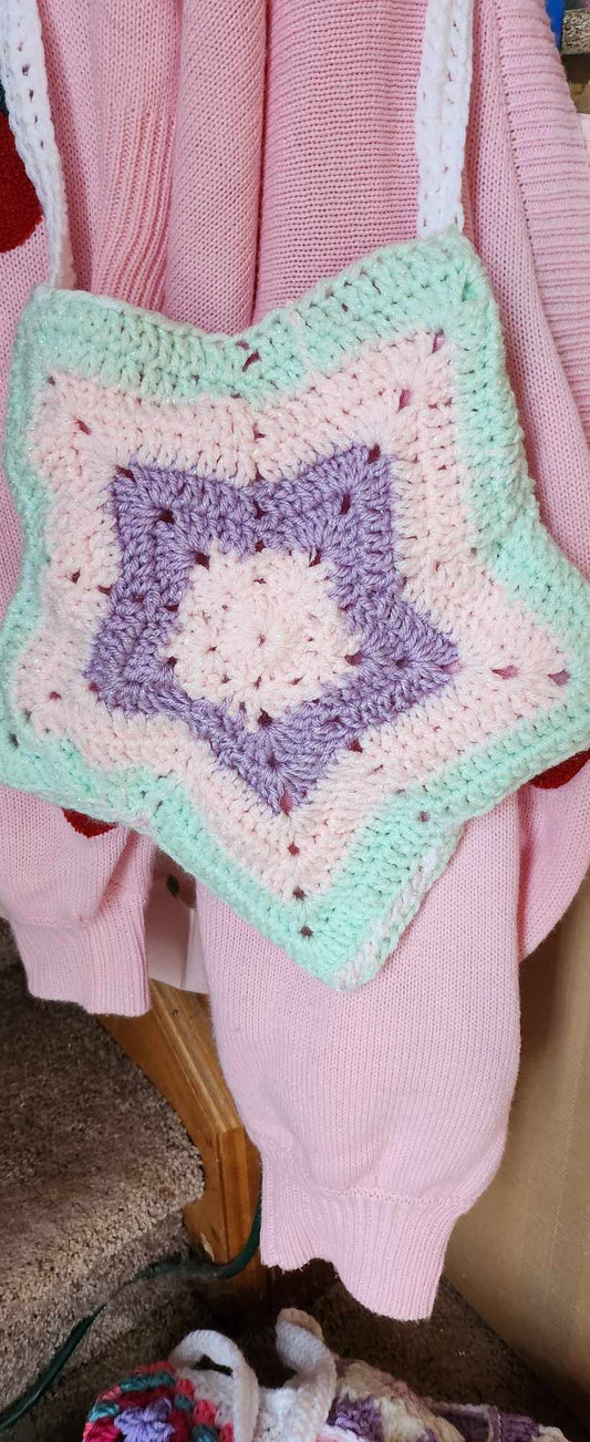 Custom Crochet Star Bag