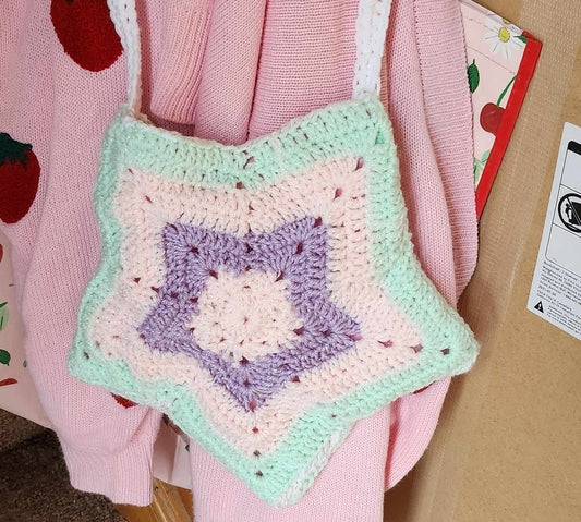 Custom Crochet Star Bag